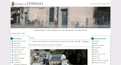 Desktop Screenshot of comune.cesinali.av.it